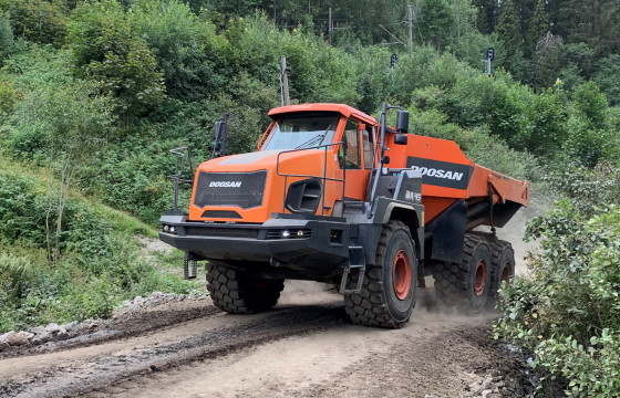 Articulated dump trucks