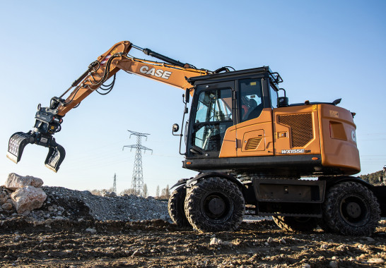 Wheeled excavators