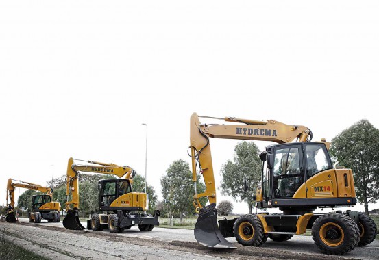 Wheeled excavators