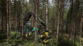 John Deere 1070G harvesters