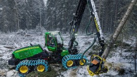 John Deere 1170G harvesters